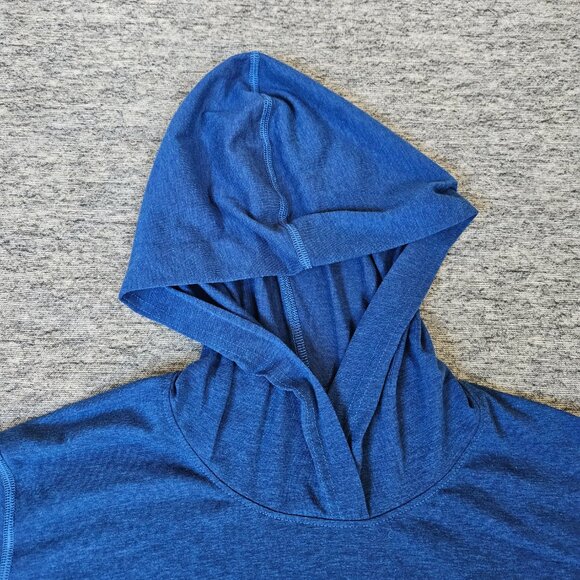 Stio Hoodie Shirt Jersey Blue Performance Stretch Hiking Pullover Womens Large - Picture 4 of 12